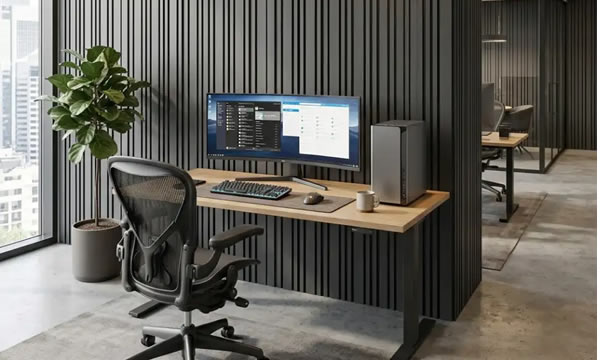 Ofis ve ticari mekânlarda PVC duvar paneli dekorasyonu